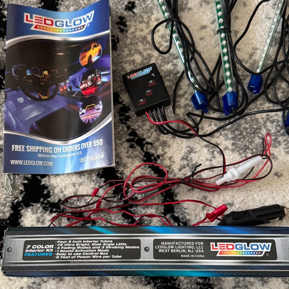 LEDGlow 7-Color LED Interior Car Light Kit – Customizable & Vibrant ✨ - Picture 10 of 10
